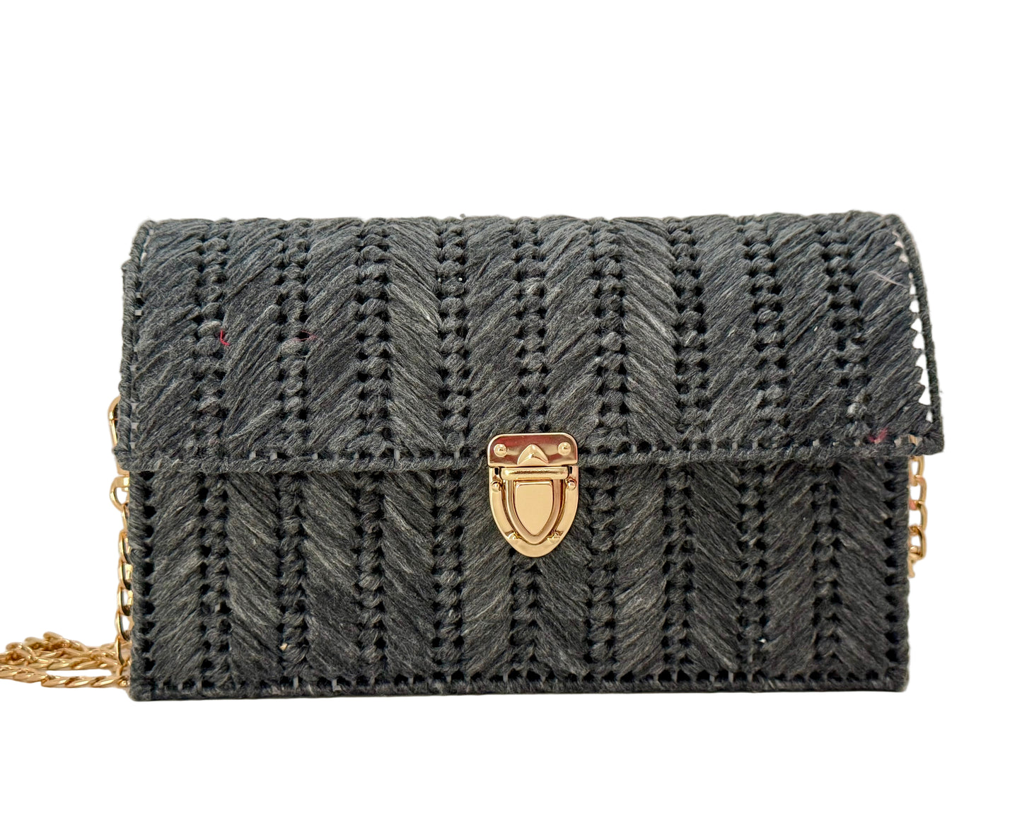 Charcoal Elegance Purse