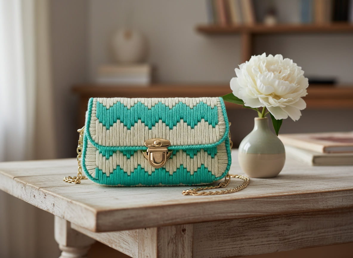 Oceana — Handwoven Crossbody Bag - Anabi Bags
