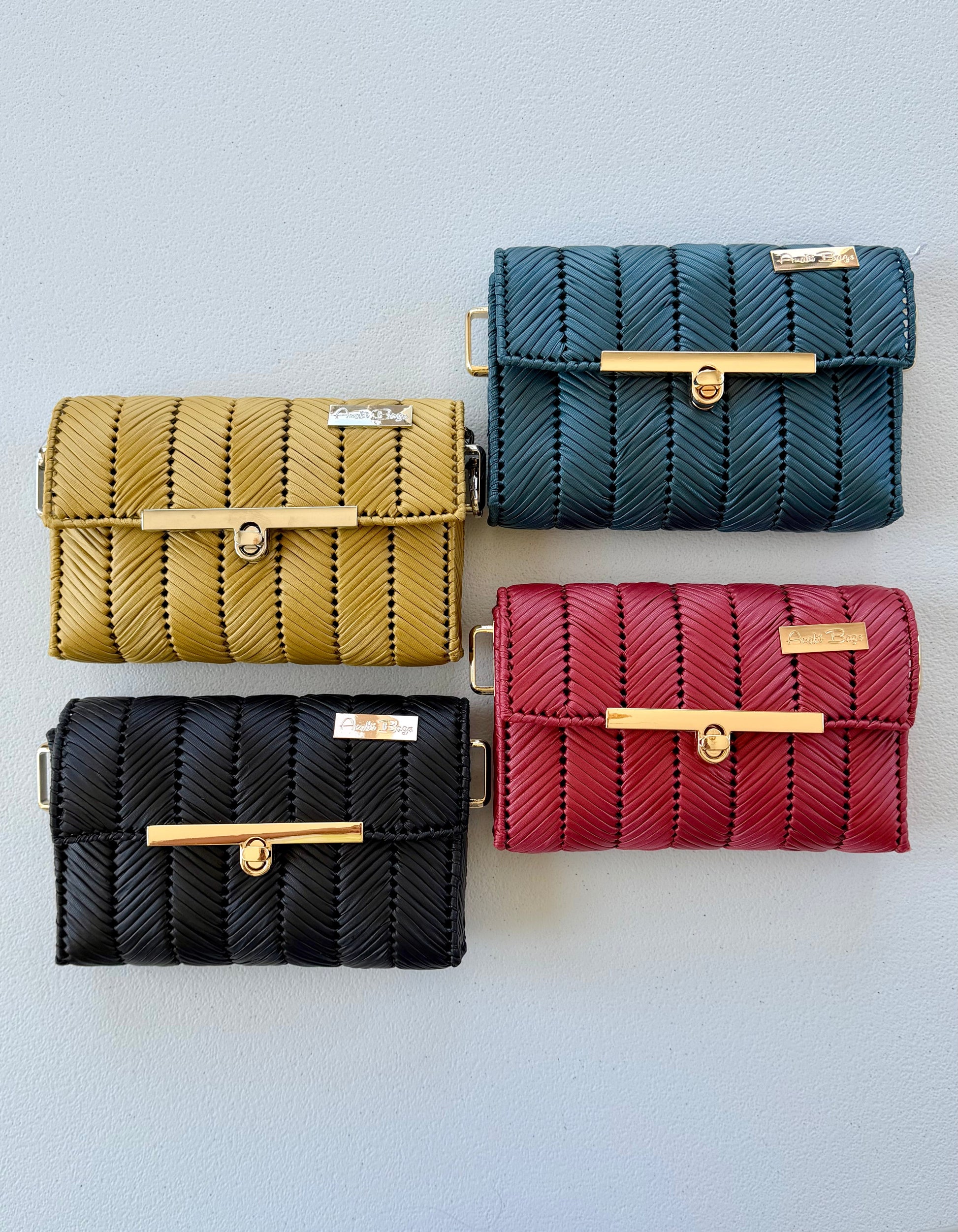 Elegant Handwoven Bag - Red - Anabi Bags